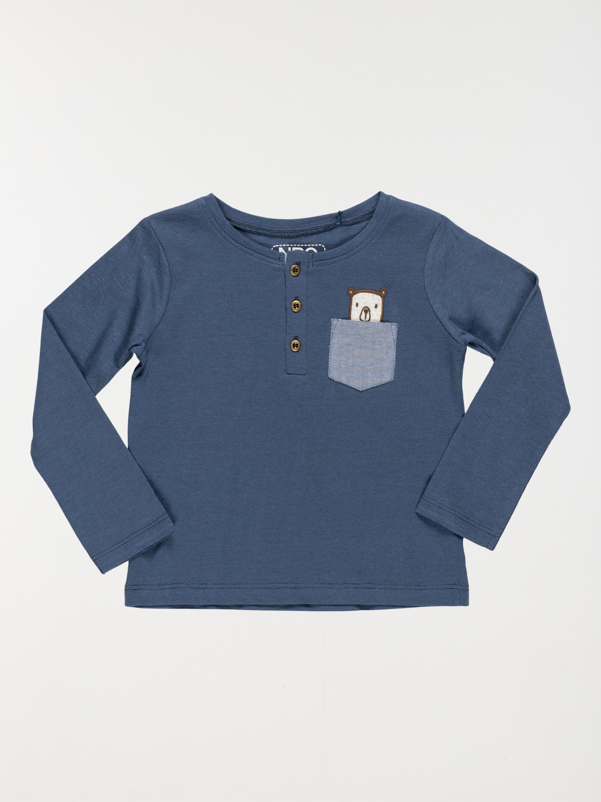 T-shirt ourson poche garçon (3-24M)