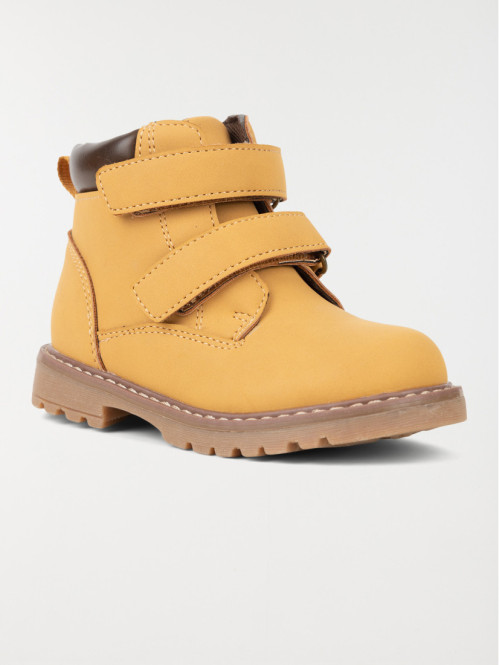 Boots camel scratchs garçon...