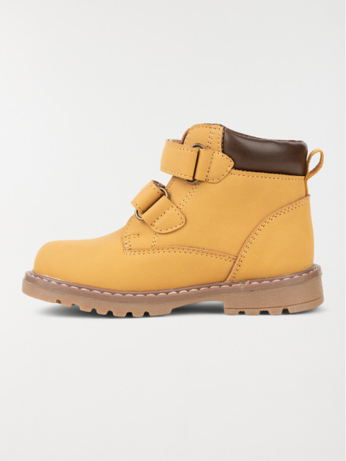 Boots camel scratchs garçon...