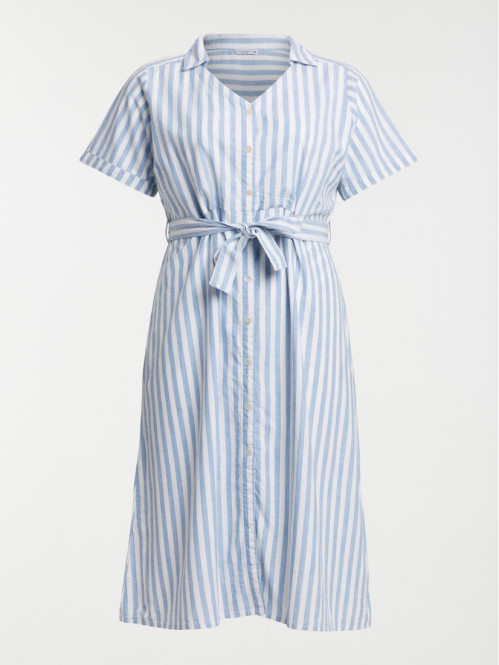 Robe rayures grande taille...