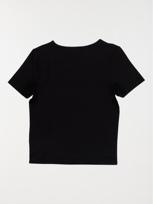 T-shirt découpe fantaisie...