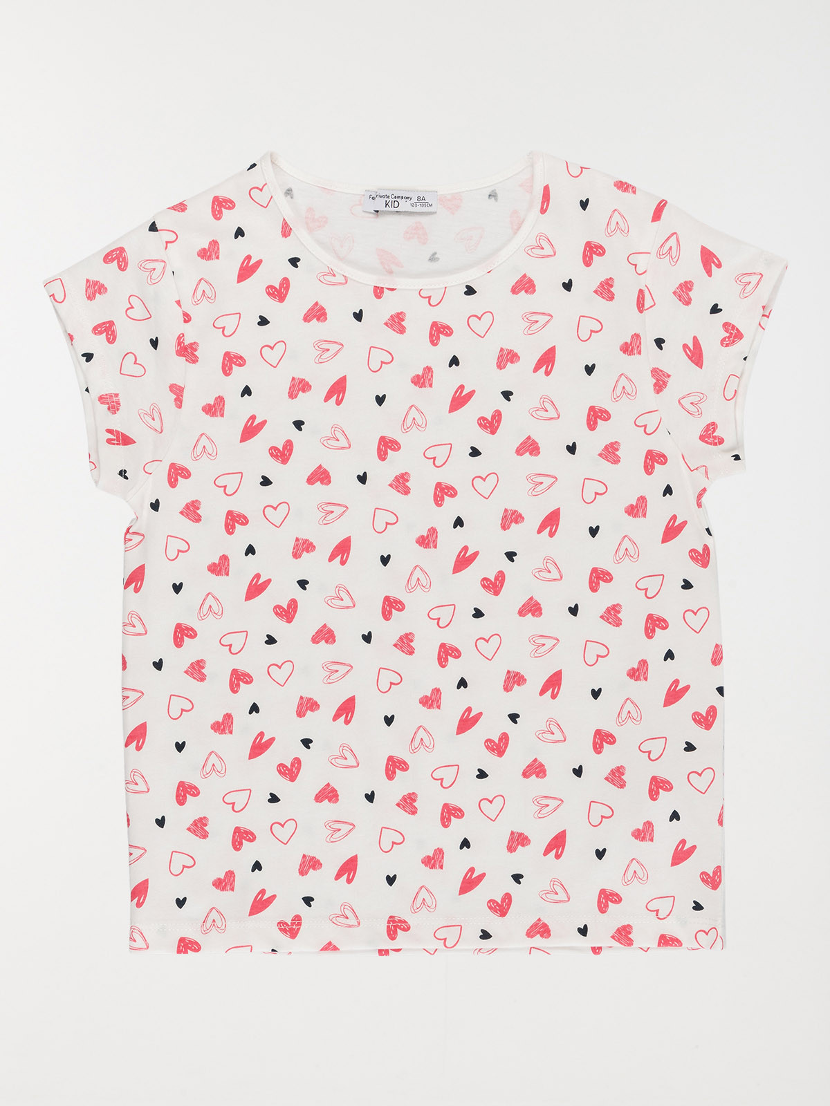 Pyjashort fleuri fille (3-12A)