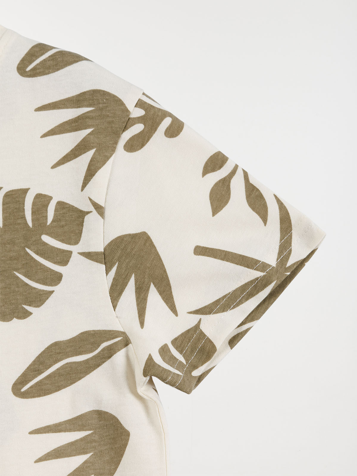 T-shirt feuille tropicale garçon (3-12A)