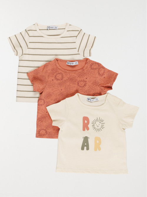 Lot de 3 t-shirts garçon (3-36M)