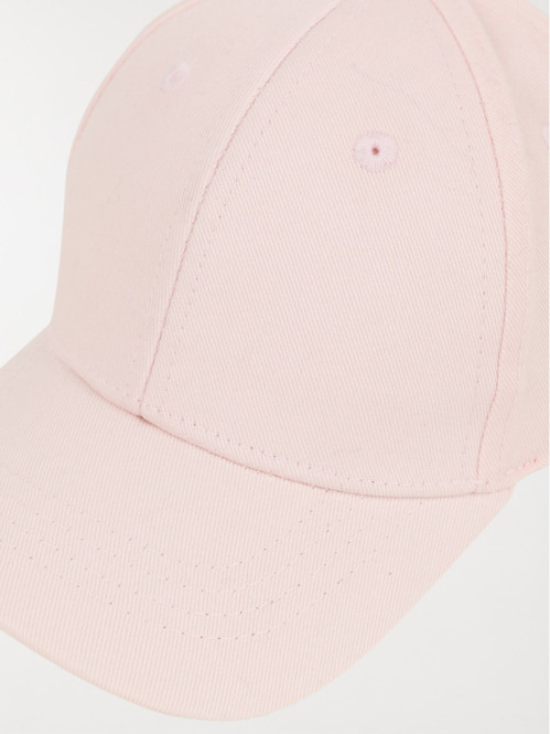 Casquette unie rose fille Casquette unie rose fille