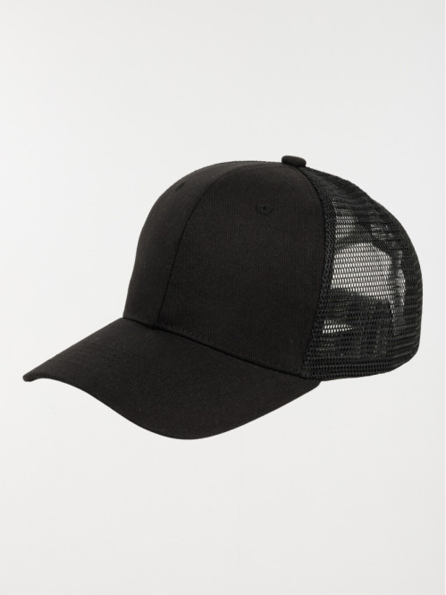 Casquette noire homme