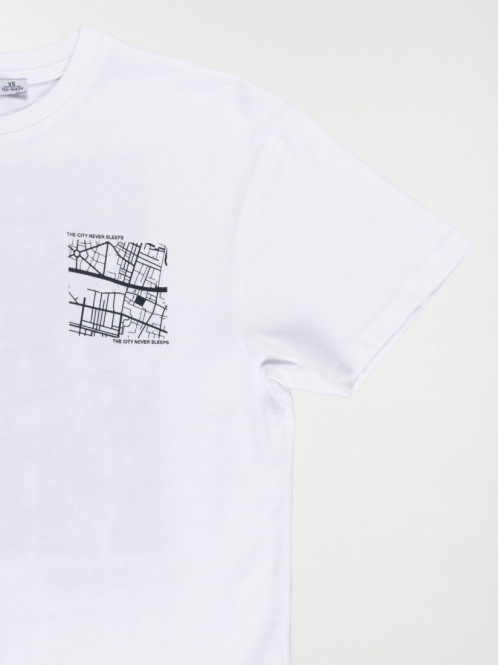 Tee-shirt motif dos garçon...