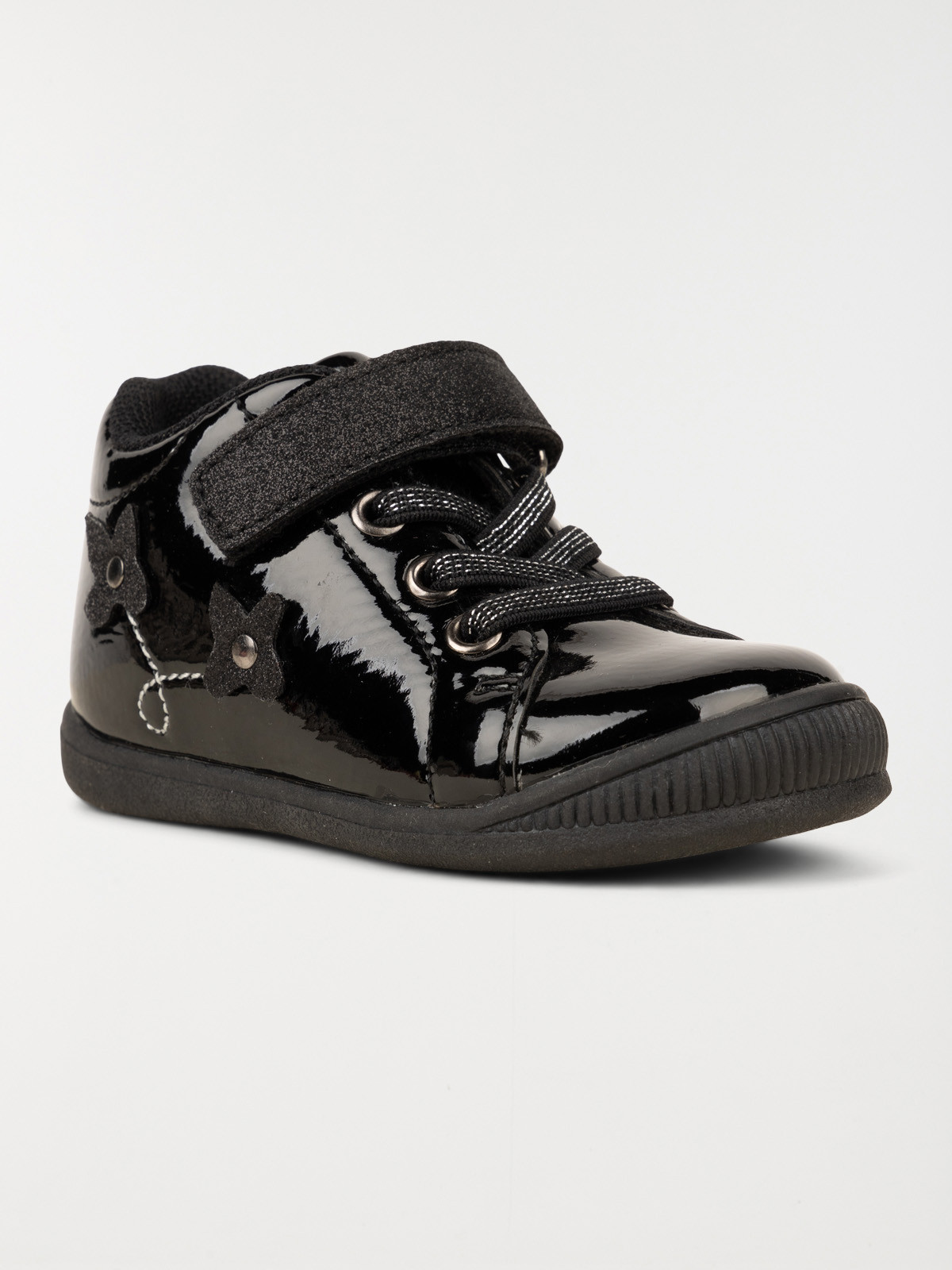 Bottillons vernis noirs fille (19-23)