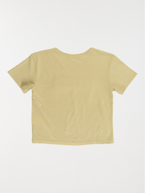 T-shirt court flower fille...