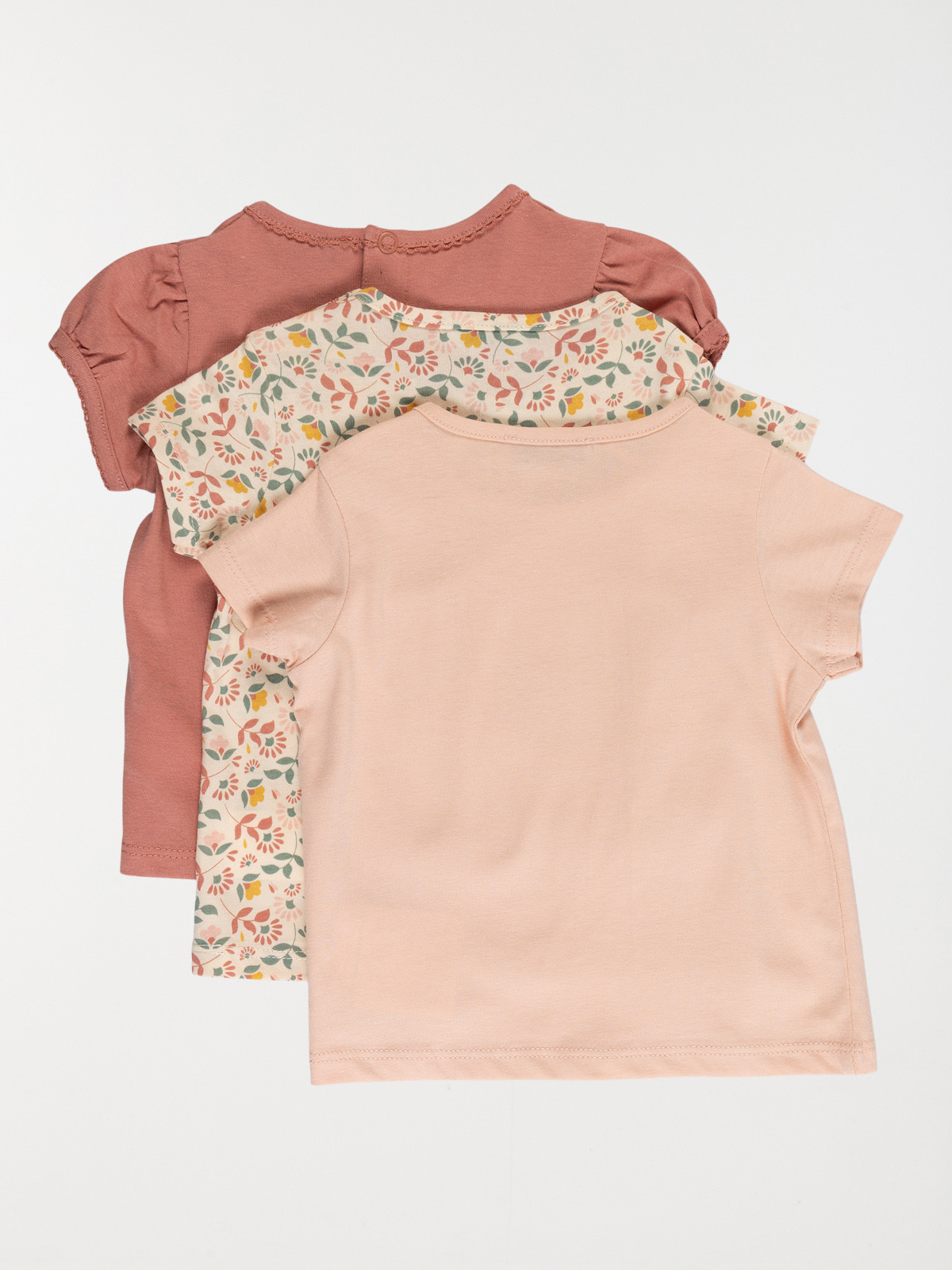 Lot de 3 tee-shirts fille (3-36M) Lot de 3 tee-shirts fille (3-36M)