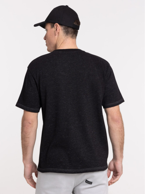 T-shirt imprimé noir homme