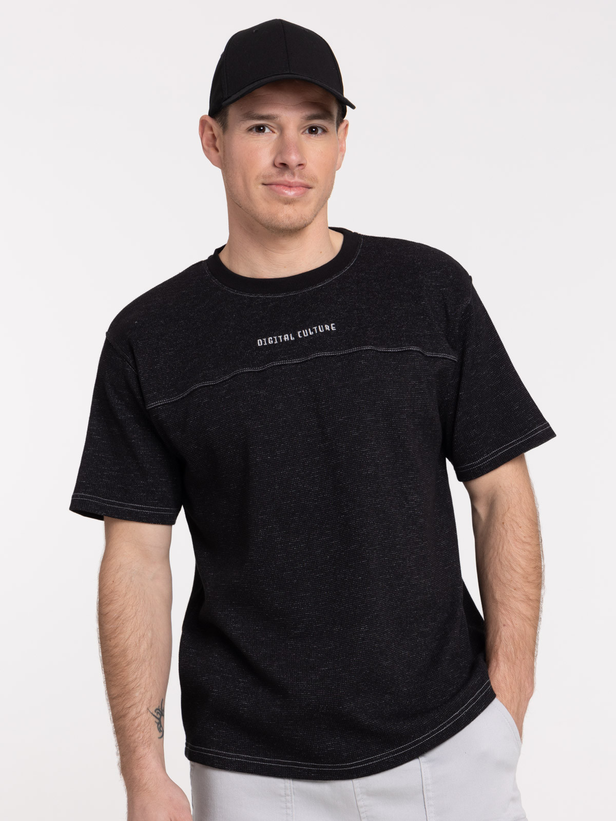 T-shirt imprimé noir homme T-shirt imprimé noir homme