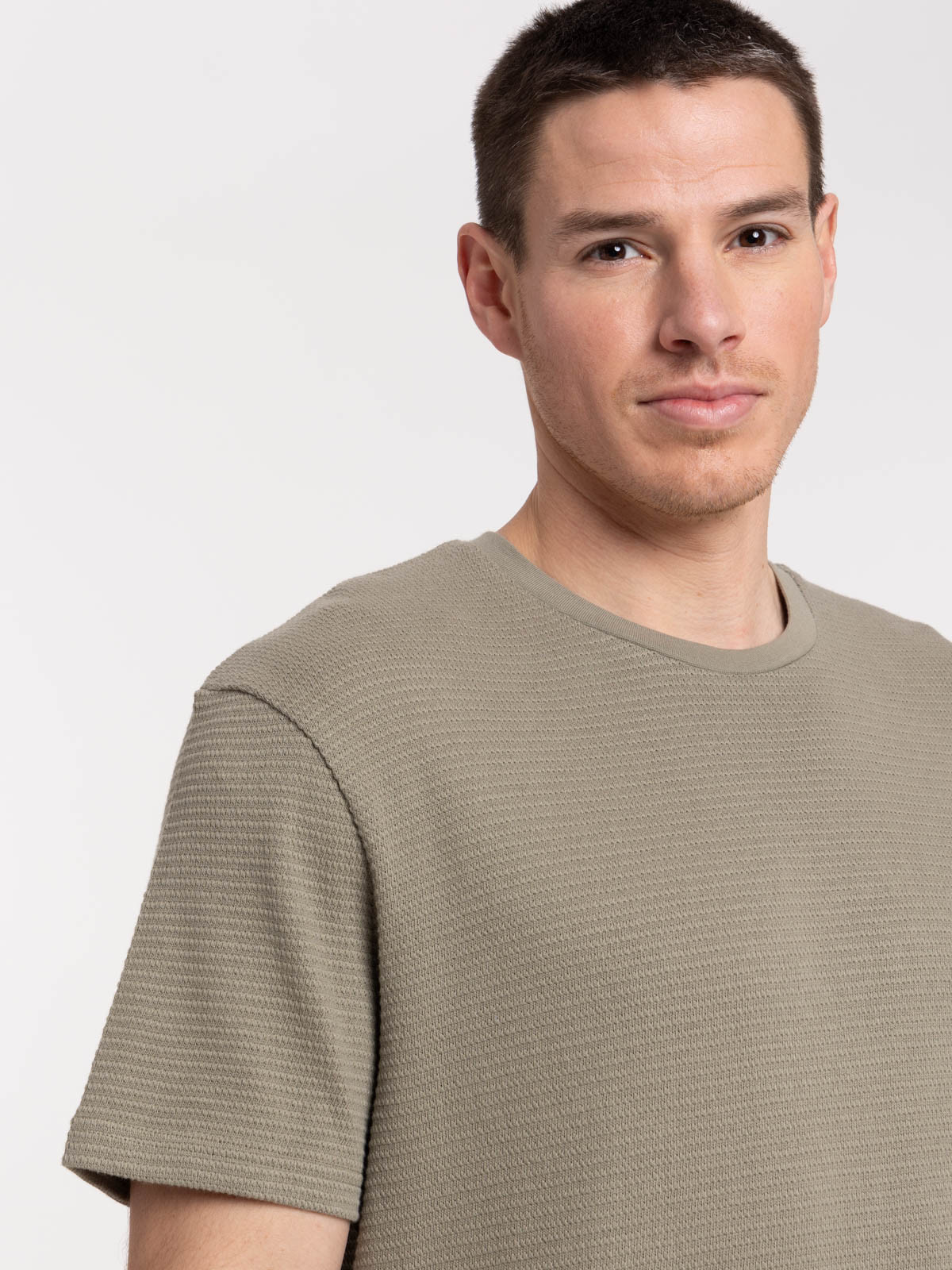 T-shirt col rond tilleul homme