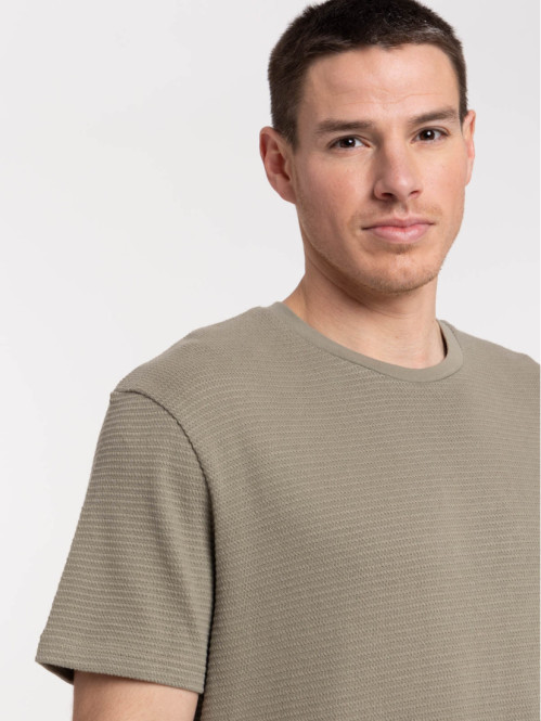 T-shirt col rond tilleul homme