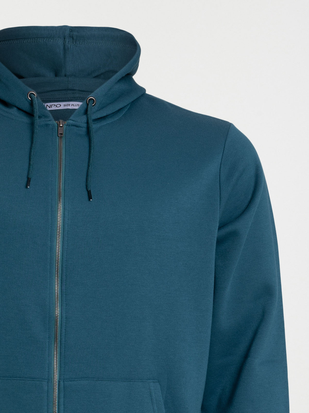 Sweat bleu cascade grande taille homme