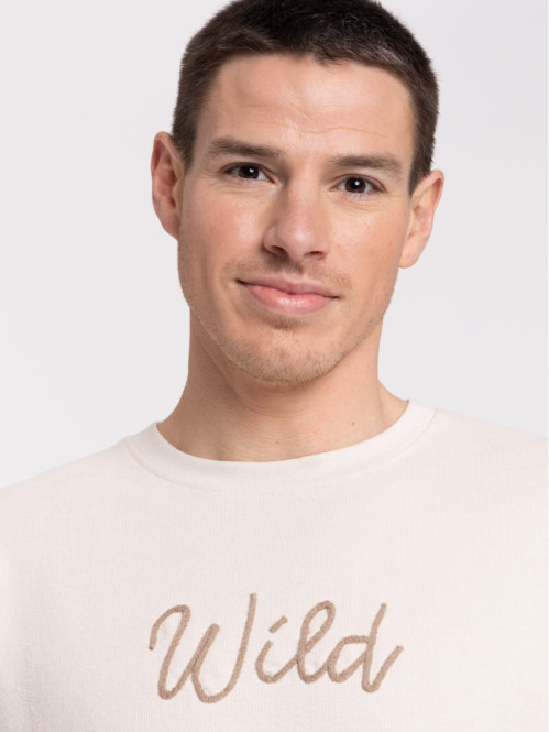 Tee-shirt beige clair homme Tee-shirt beige clair homme