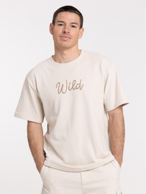 Tee-shirt beige clair homme Tee-shirt beige clair homme