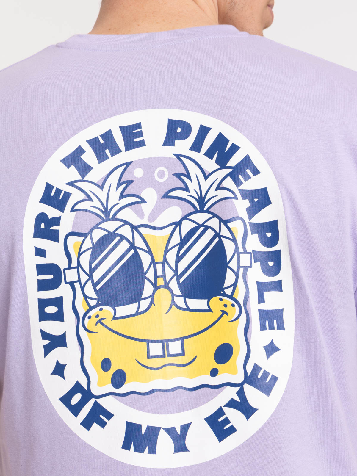 Tee-shirt BOB l'éponge violet homme