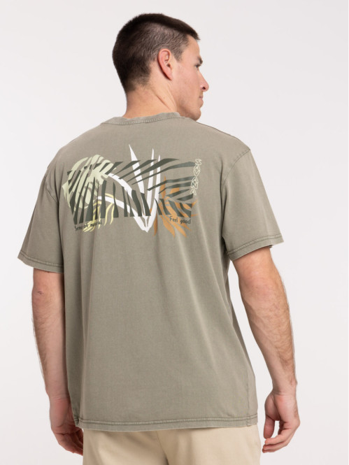 T-shirt imprimé dos tilleul...