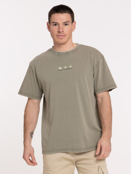 T-shirt imprimé dos tilleul...