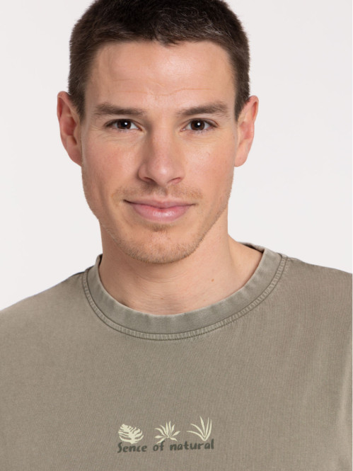 T-shirt imprimé dos tilleul...