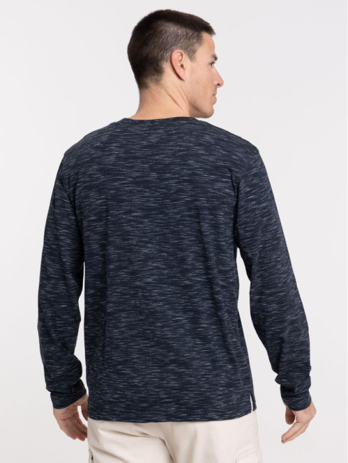 T-shirt marine navy homme