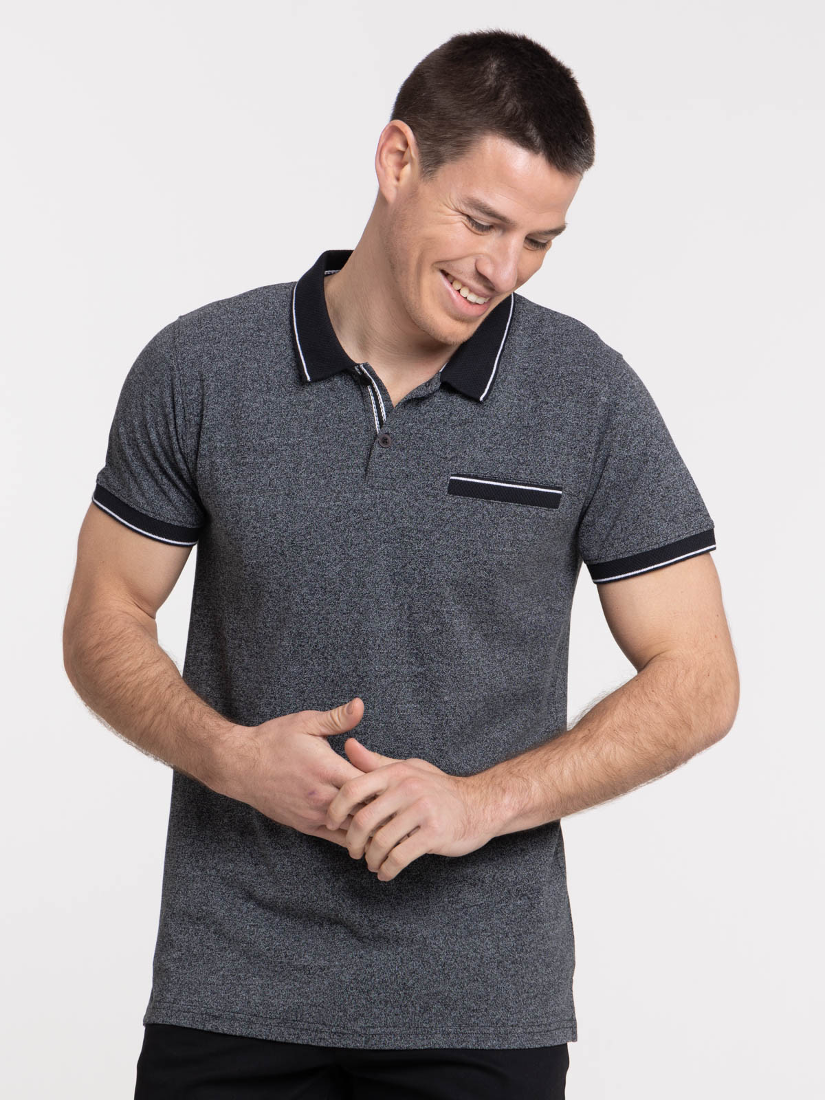 Polo noir homme Polo noir homme