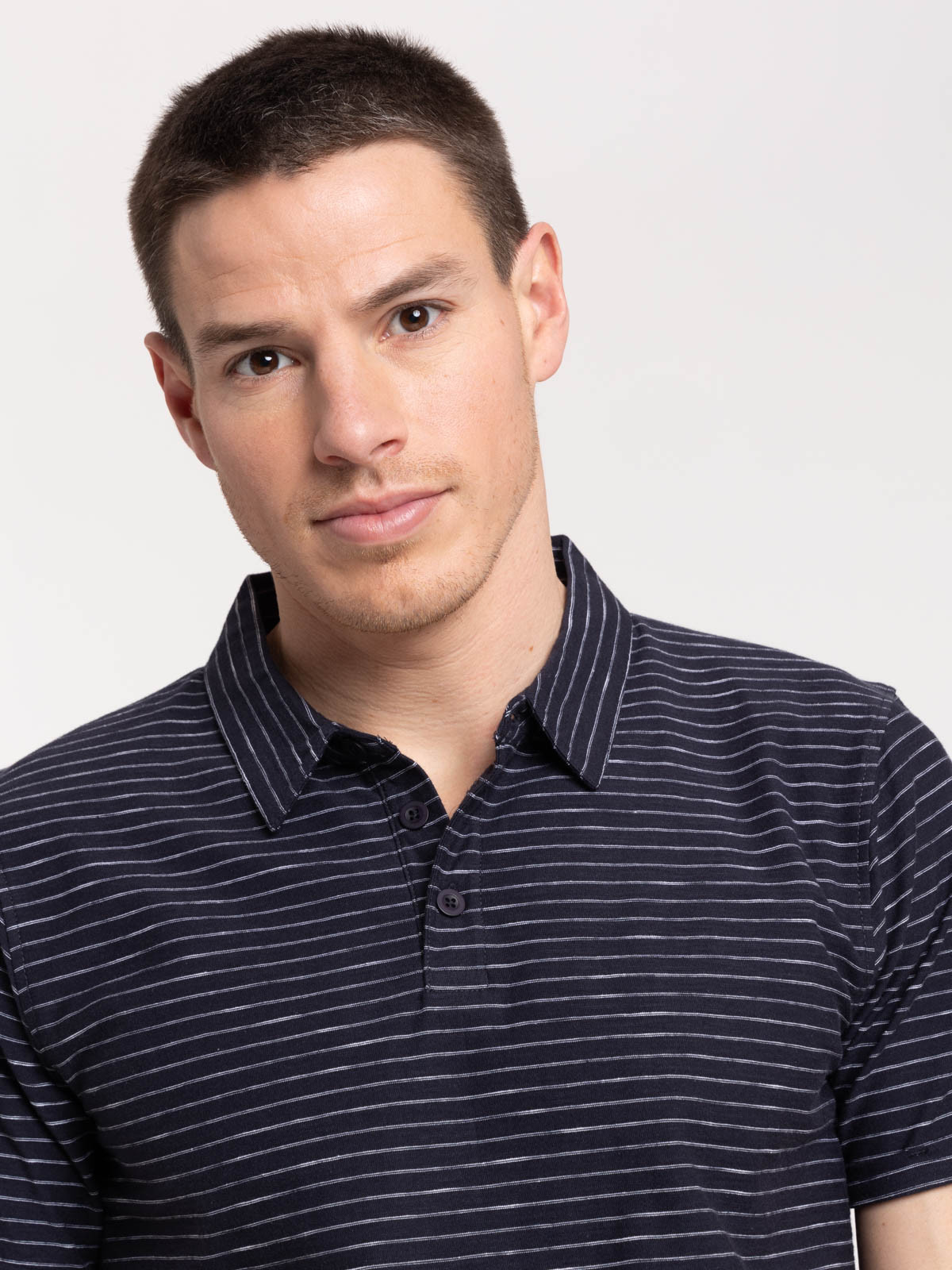 Polo rayé 100% coton homme Polo rayé 100% coton homme