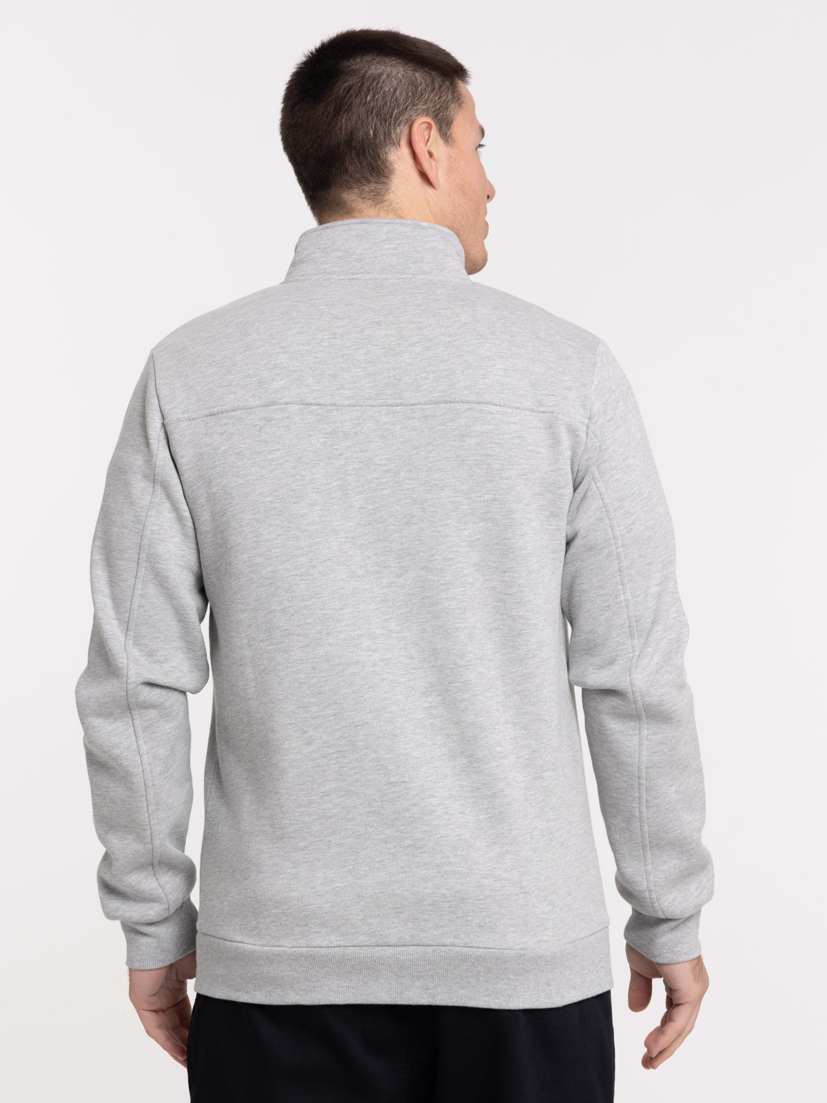 Doudoune gris chiné homme