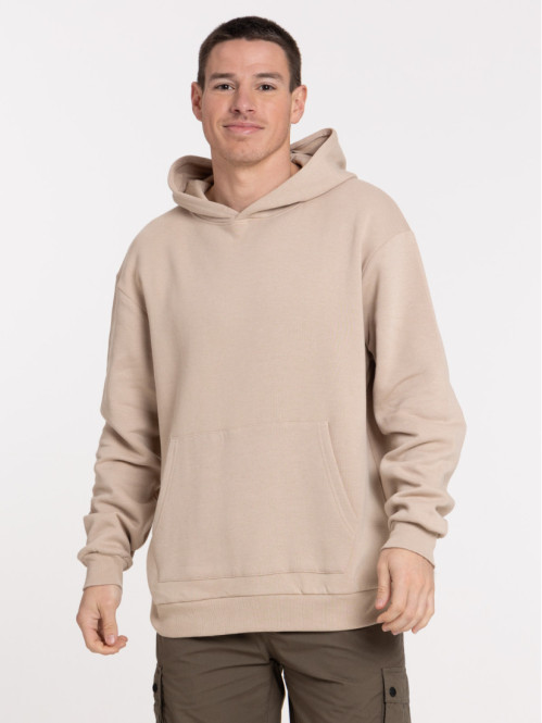 Sweat à capuche sable homme