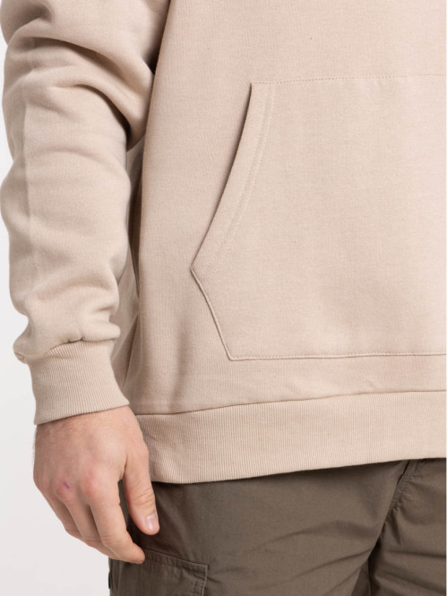 Sweat à capuche sable homme