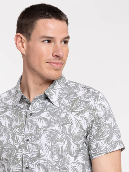 Chemisette imprimée végétal...