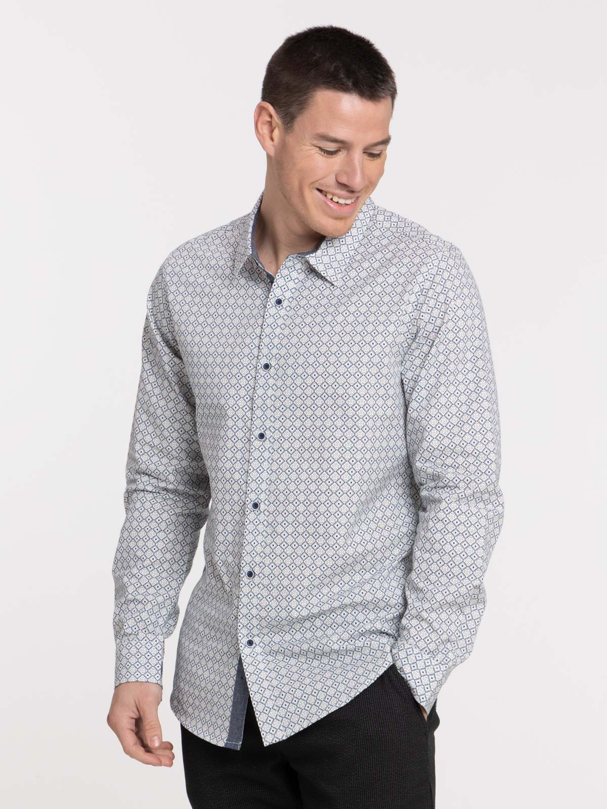 Chemise motif all over homme