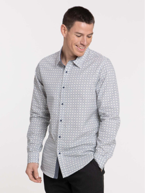 Chemise motif all over homme