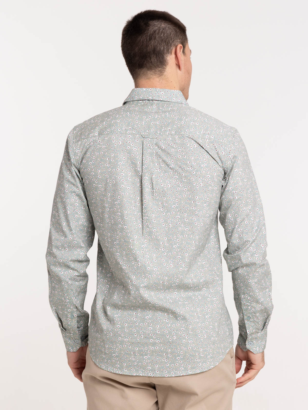 Chemise écru fleurie homme Chemise écru fleurie homme