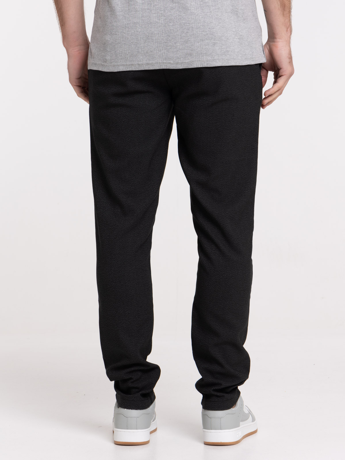 Pantalon noir taille élastique homme Pantalon noir taille élastique homme