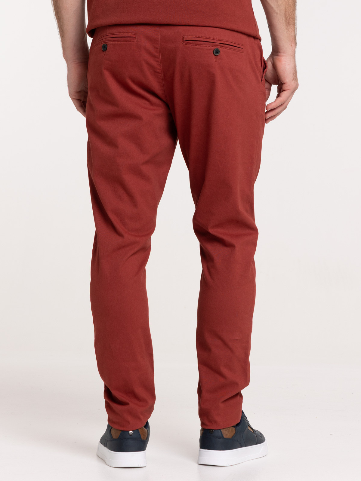 Pantalon slim chino rougie homme Pantalon slim chino rougie homme