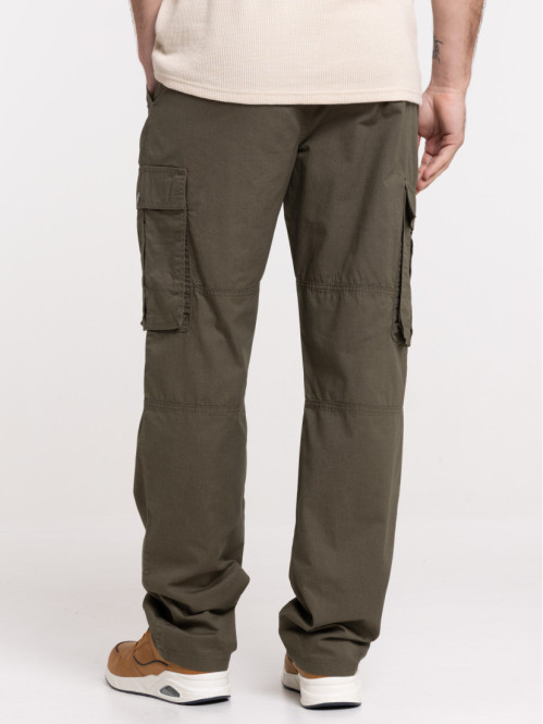 Pantalon cargo kaki homme