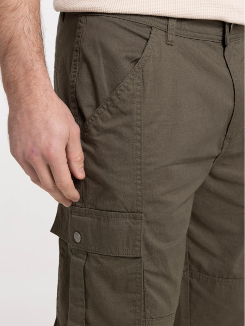 Pantalon cargo kaki homme