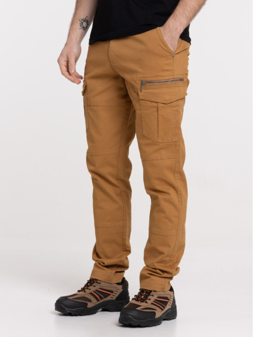 Pantalon cargo caramel homme