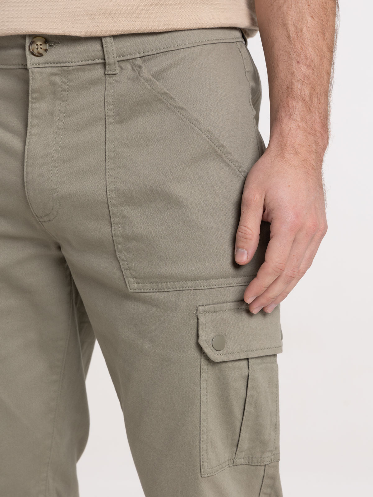 Pantalon cargo tilleul homme Pantalon cargo tilleul homme