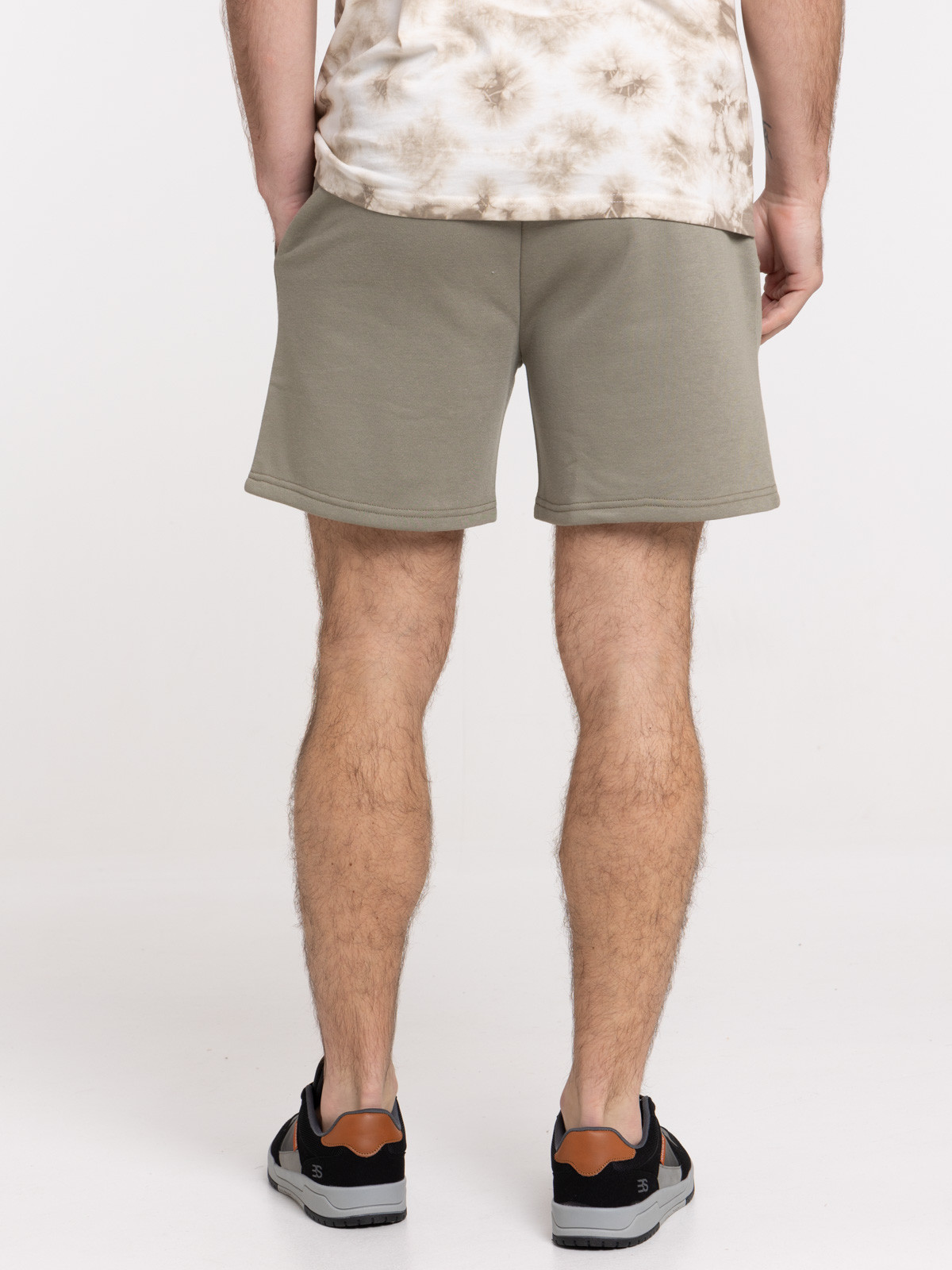 Short molleton tilleul homme