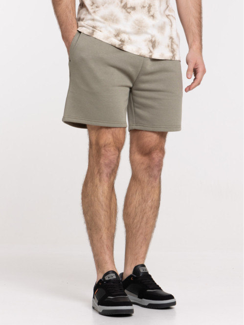Short molleton tilleul homme