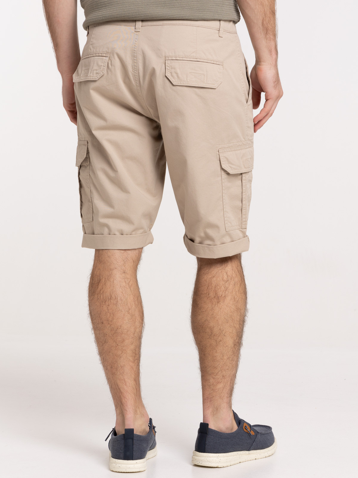 Bermuda cargo sable homme
