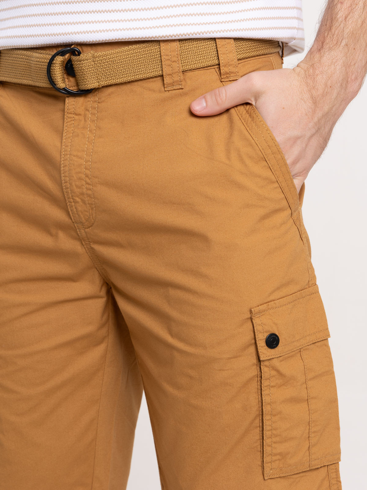 Bermuda cargo avec ceinture homme
