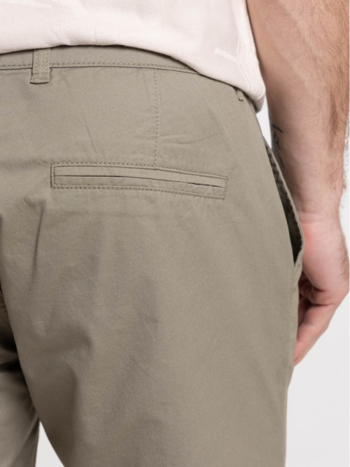 Bermuda coloris tilleul homme