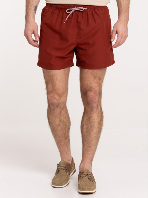 Short de bain rougie homme