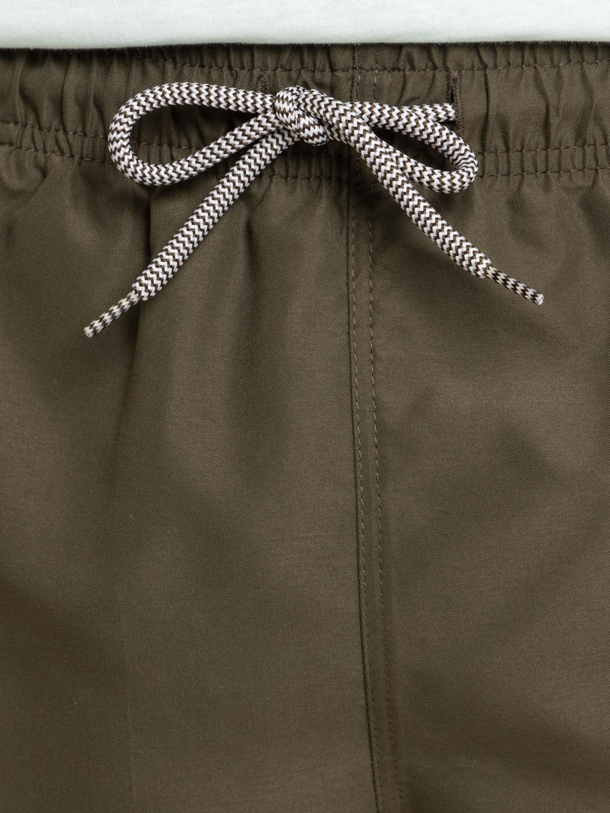 Short de bain kaki homme