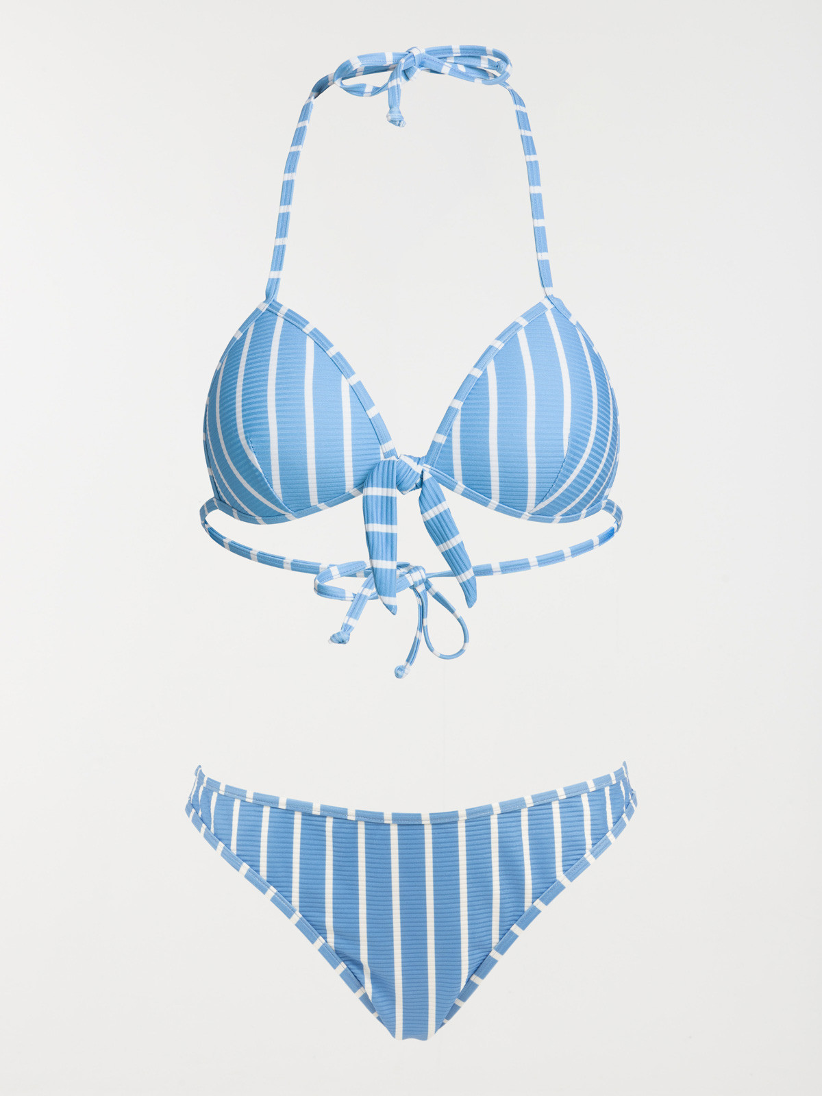 Maillot de bain rayé femme 2 pièces