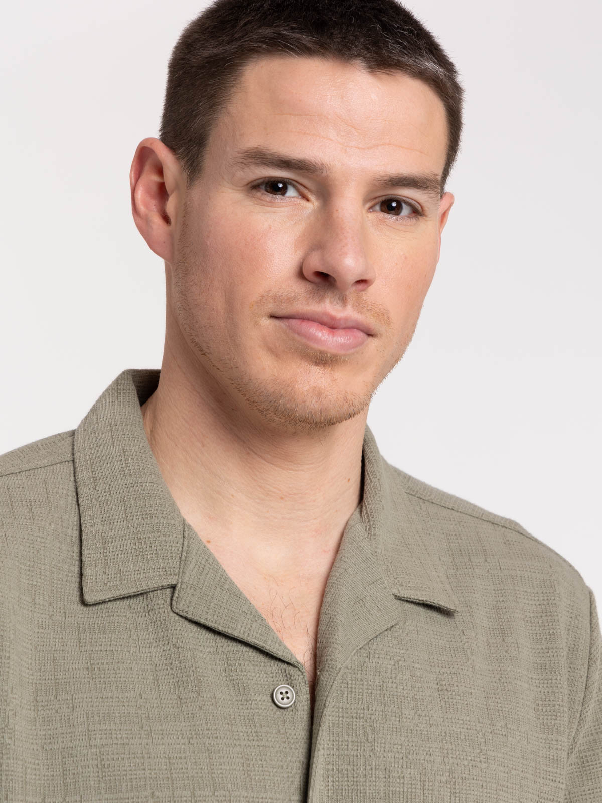 Chemisette homme coloris tilleul